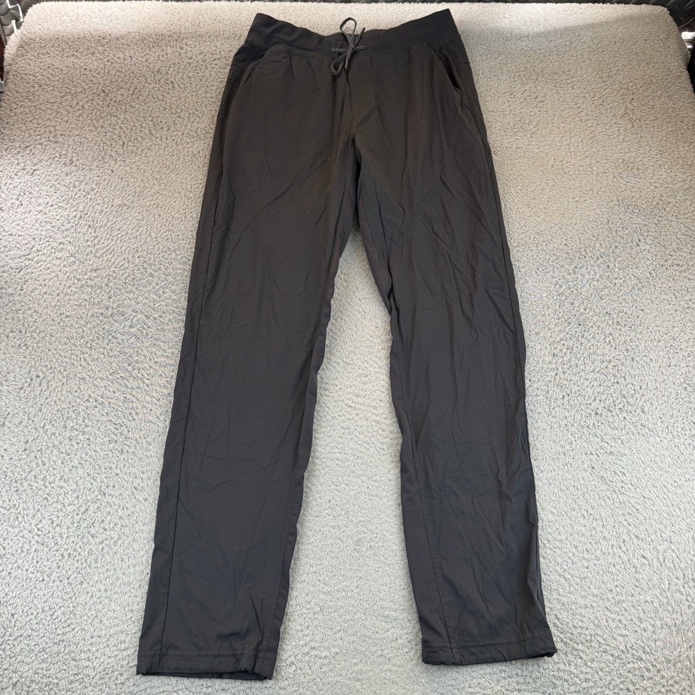 Lululemon Great Wall Pants Medium Obsidian Black LM5535S Joggers Sweatpants